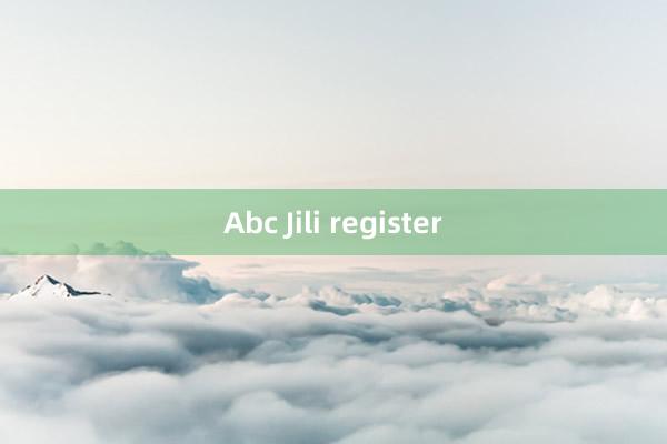 Abc Jili register